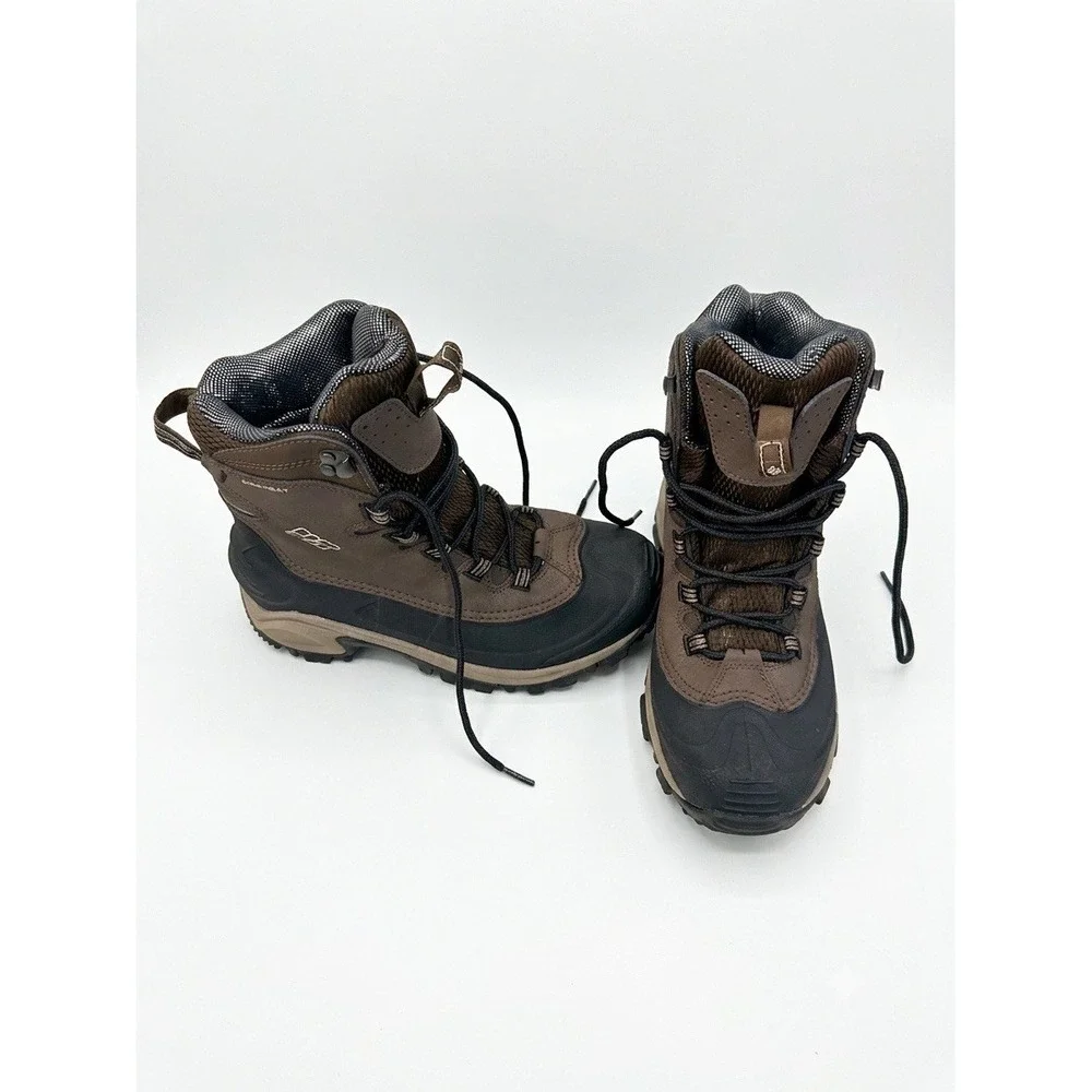 Columbia Omni Heat Techlite Snow Boot Women Black Sz7.5 Hiking Waterproof YM5383